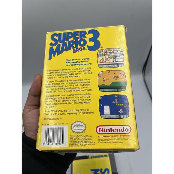 Super Mario Bros. 3 Nintendo NES CIB Complete - Picture 13 of 16
